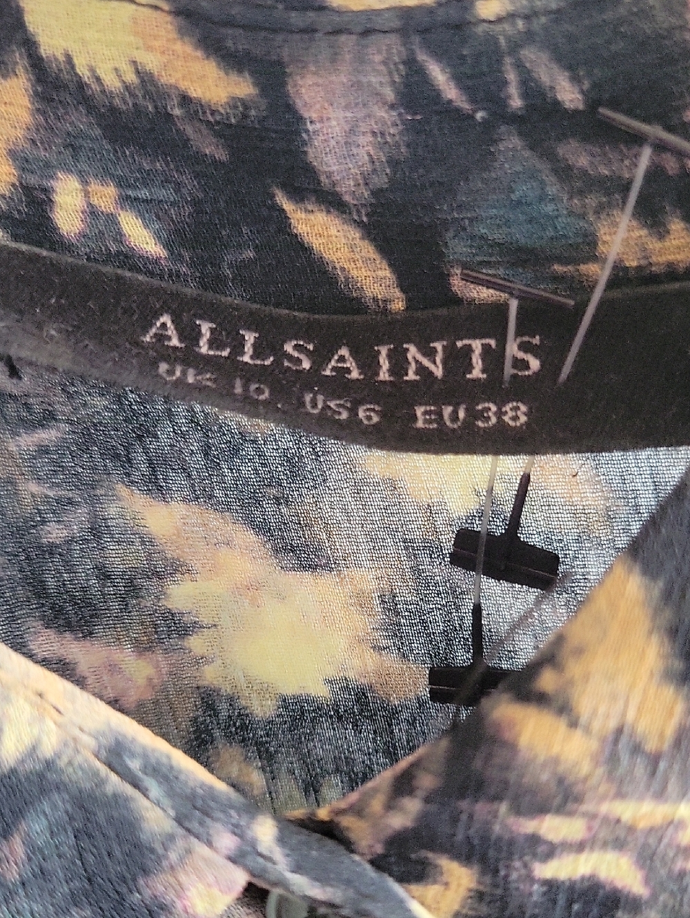 Allsaints Dress, Hi Lo Midi Style Size 6 - Picture 2 of 6